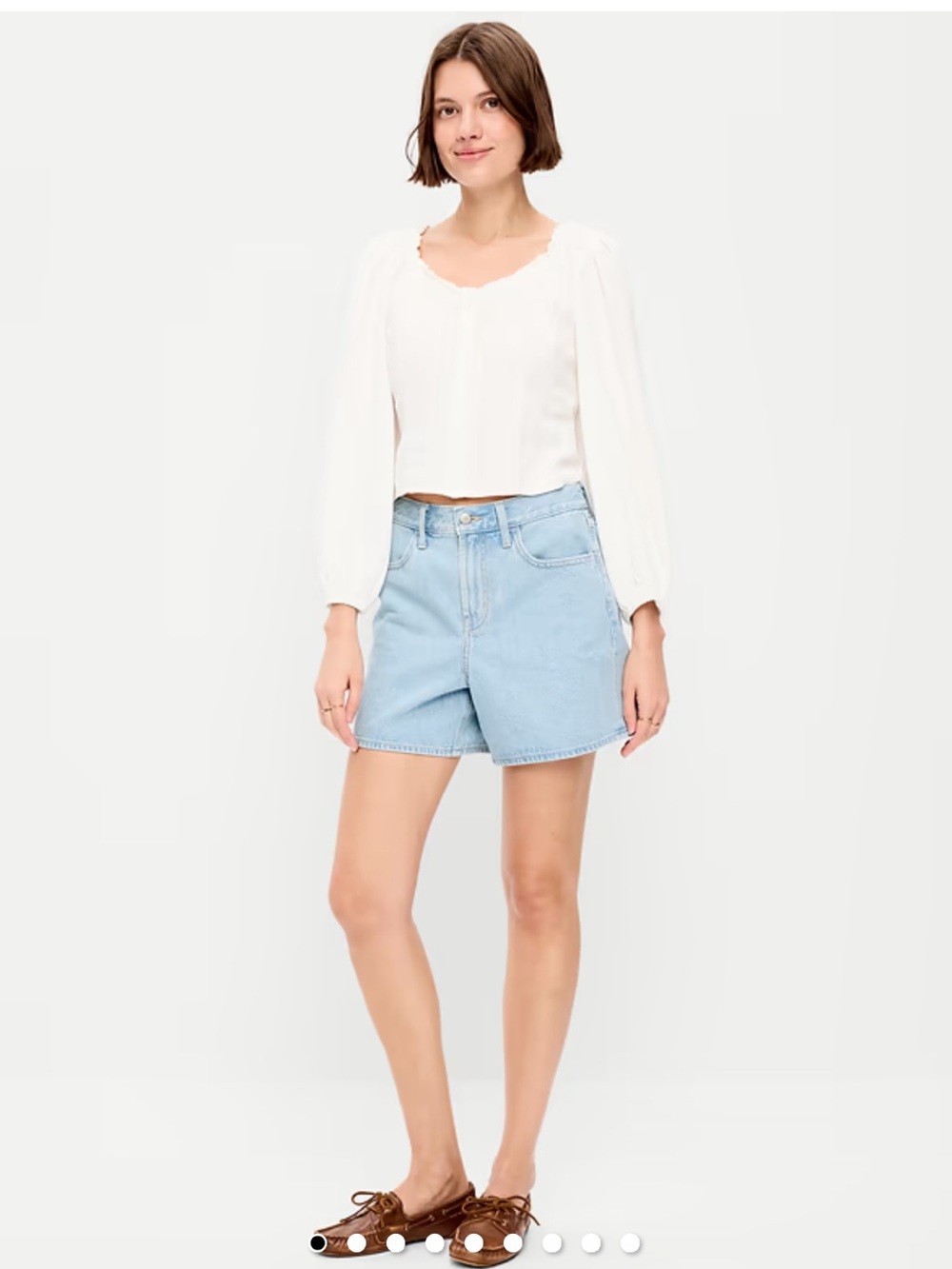 Old Navy Light Blue Baggy Denim Shorts